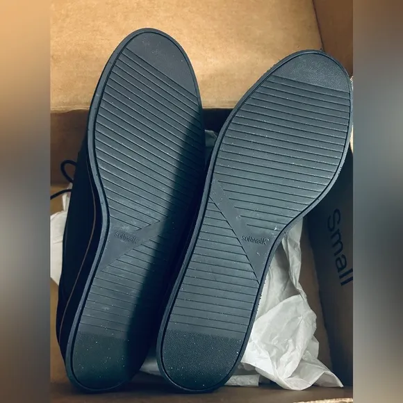 Women's Willis Black Leather Suede Upper Size 9W by SoftWalk®