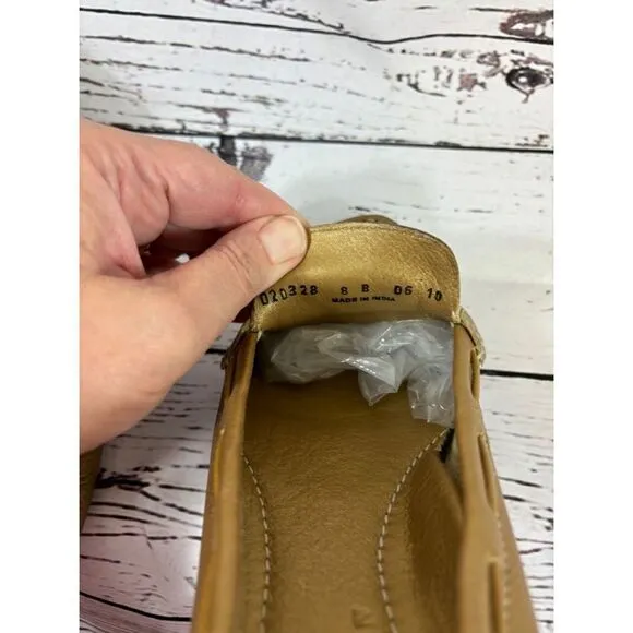 Women's Cole Haan Loafers Gold 8 B