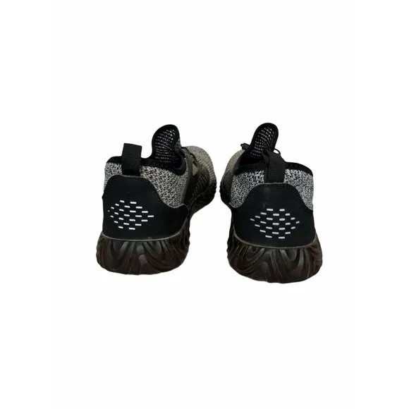Work Safety Shoes Mens 45 Size 11 Breathable Knit Steel Toe Sneakers Slip On