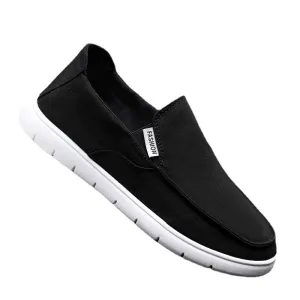 Xuanpin hot style men's shoes slip-on old Beijing cloth shoes over feet lazy shoes men's casual canvas shoes breathable sneakers