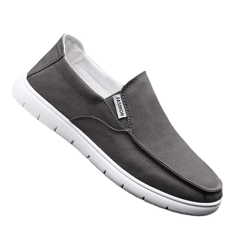 Xuanpin hot style men's shoes slip-on old Beijing cloth shoes over feet lazy shoes men's casual canvas shoes breathable sneakers