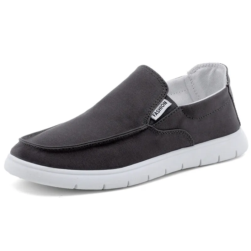 Xuanpin hot style men's shoes slip-on old Beijing cloth shoes over feet lazy shoes men's casual canvas shoes breathable sneakers
