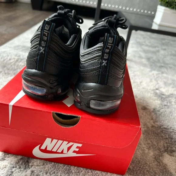Youth Nike Black and Maria Blue Air Max 97