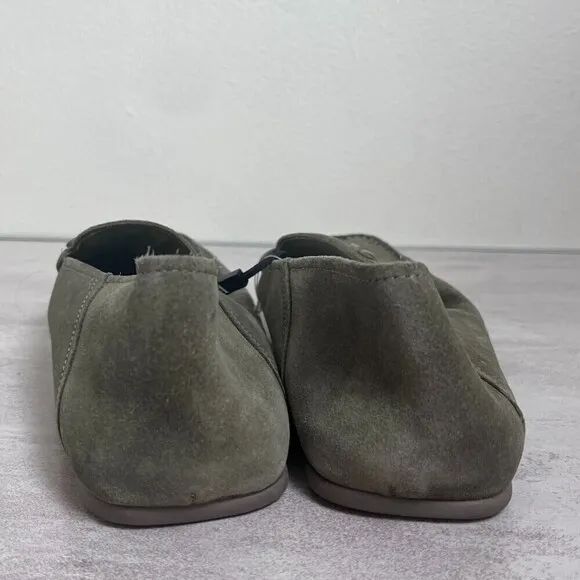 Zara Men Size 11.5 Leather Army Green Driving Moccasins NEW Casual Comfort Shoes