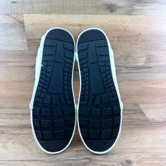 Zara  Men White  Mesh Chunky Sole Sneaker Trainer US size