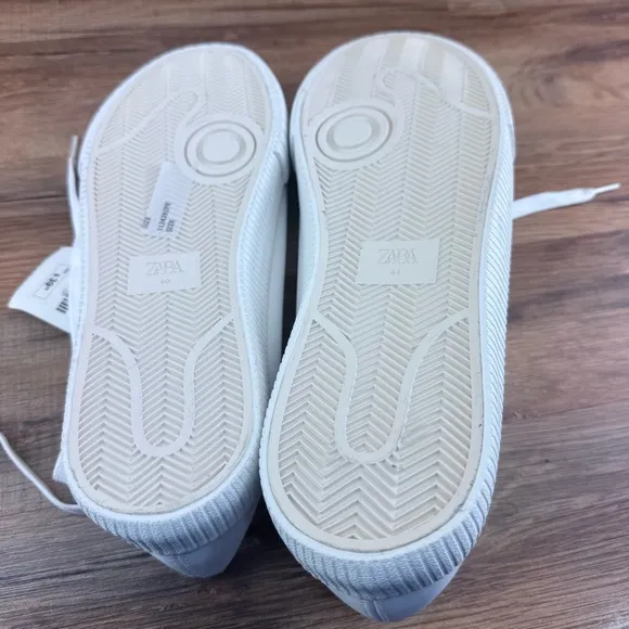 Zara  Men White  Mesh Chunky Sole Sneaker Trainer US size