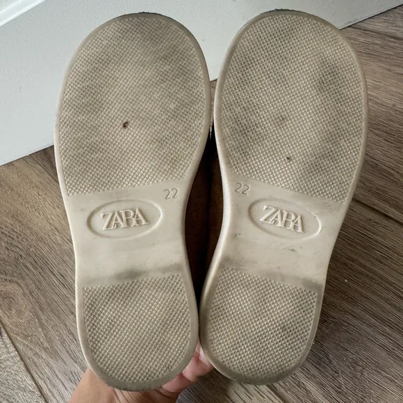 Zara Suede Boat Shoes 6.5