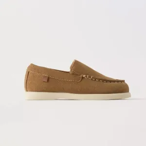 Zara Suede Boat Shoes 6.5