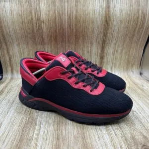 Zeba Handsfree Men's Size 12‎ Sneakers Black Red Mesh Shoes Walking Comfort