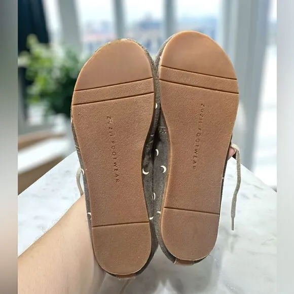 Zuzii handmade in LA Italian Calf Suede Leather Boots moccasins Shoes Size 11