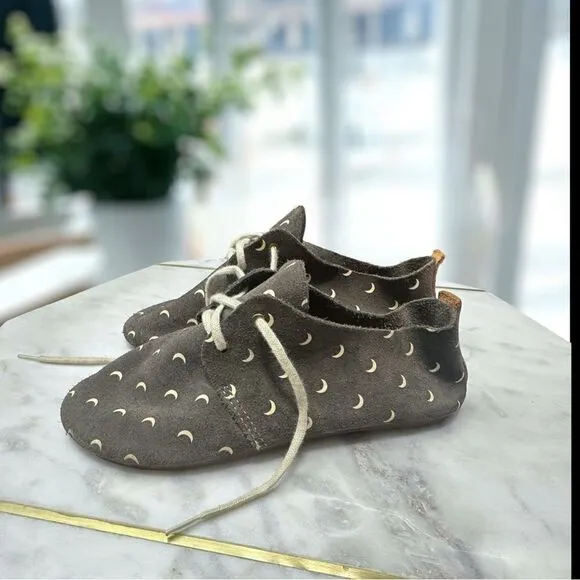 Zuzii handmade in LA Italian Calf Suede Leather Boots moccasins Shoes Size 11